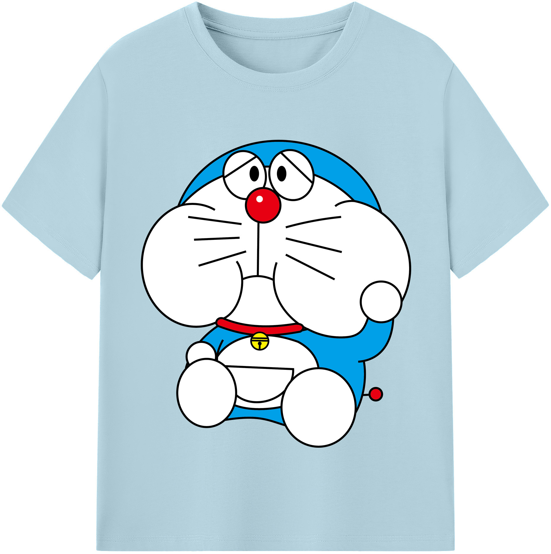 （画像用） ドラえもん Doraemon 綿100％半袖Tシャツ（フロントプリント）